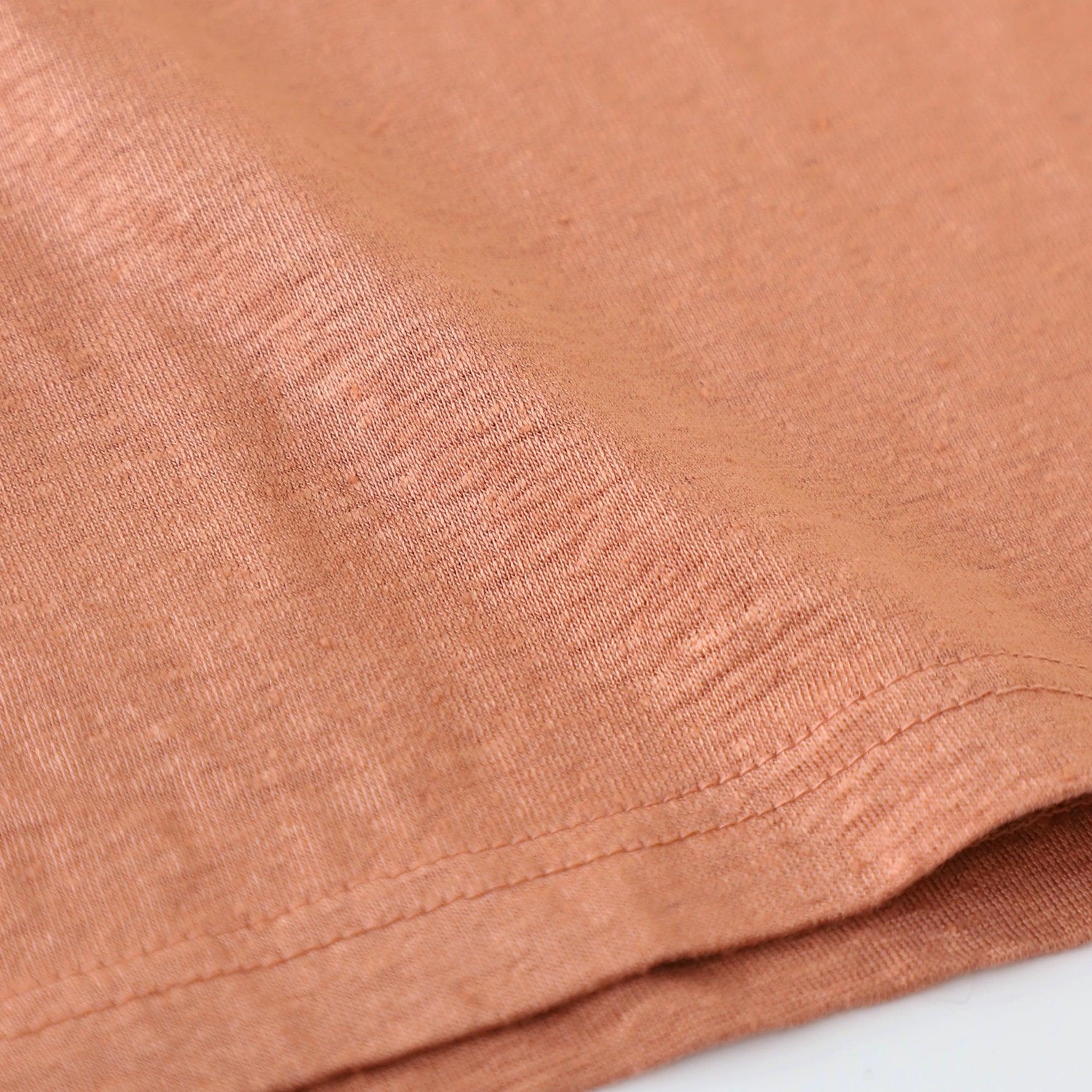 ヘンプTシャツショートスリーブ WE2301G015 Pink-Orange 拡大