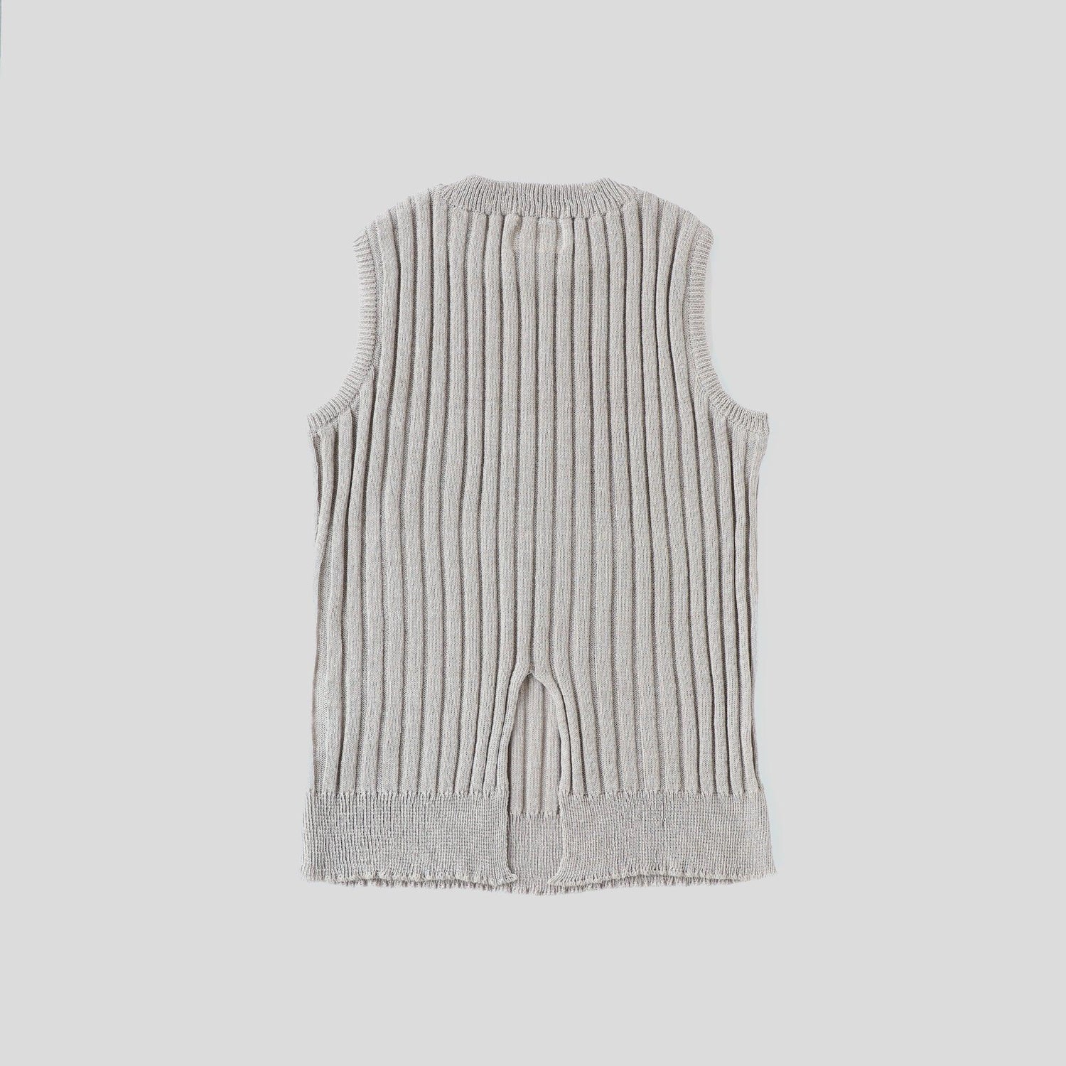 ヘンプコットンニット プルオーバー WE2301G010 GRY バック