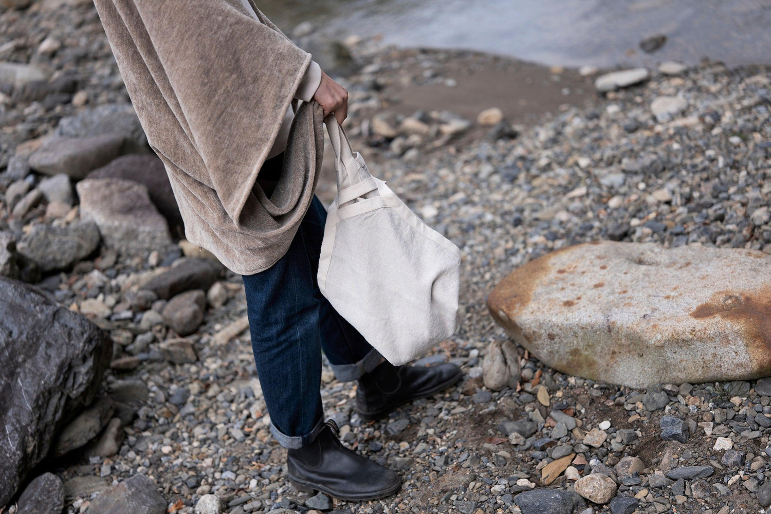 Organic Linen ピクニックバッグ