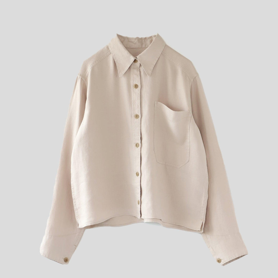 ヘンプシャツジャケット WE2401G007 Beige