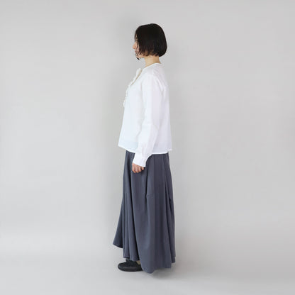 フリルヘンプシャツ