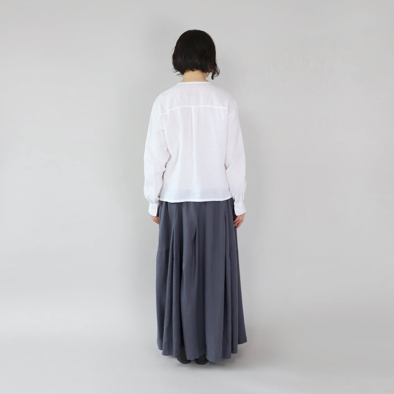 フリルヘンプシャツ