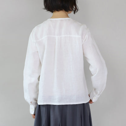 フリルヘンプシャツ