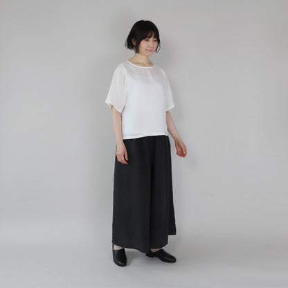 【4月10日販売開始予定】ヘンプワイドスリーブブラウス