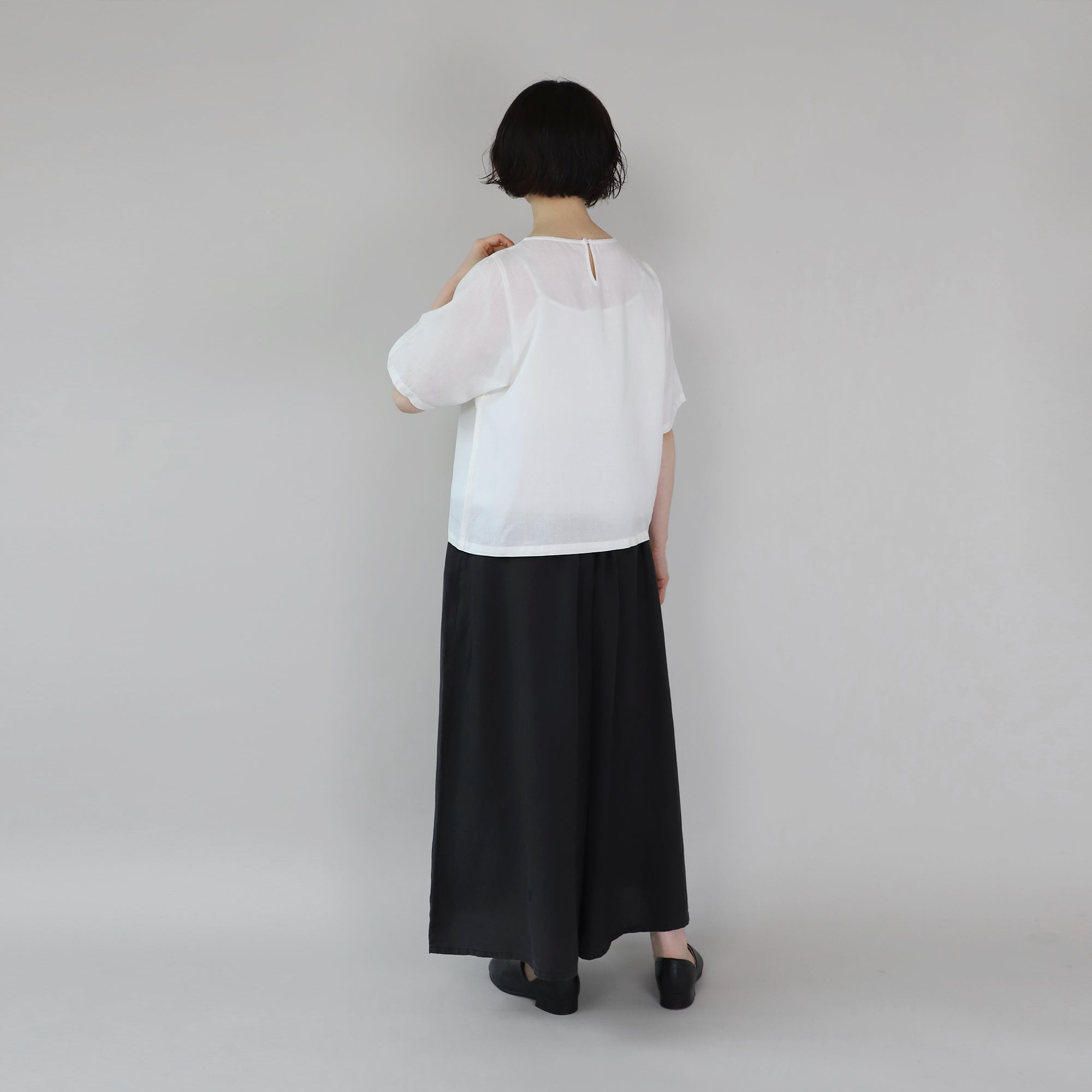 【4月10日販売開始予定】ヘンプワイドスリーブブラウス