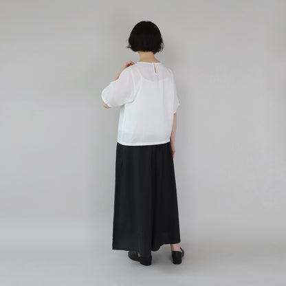 【4月10日販売開始予定】ヘンプワイドスリーブブラウス