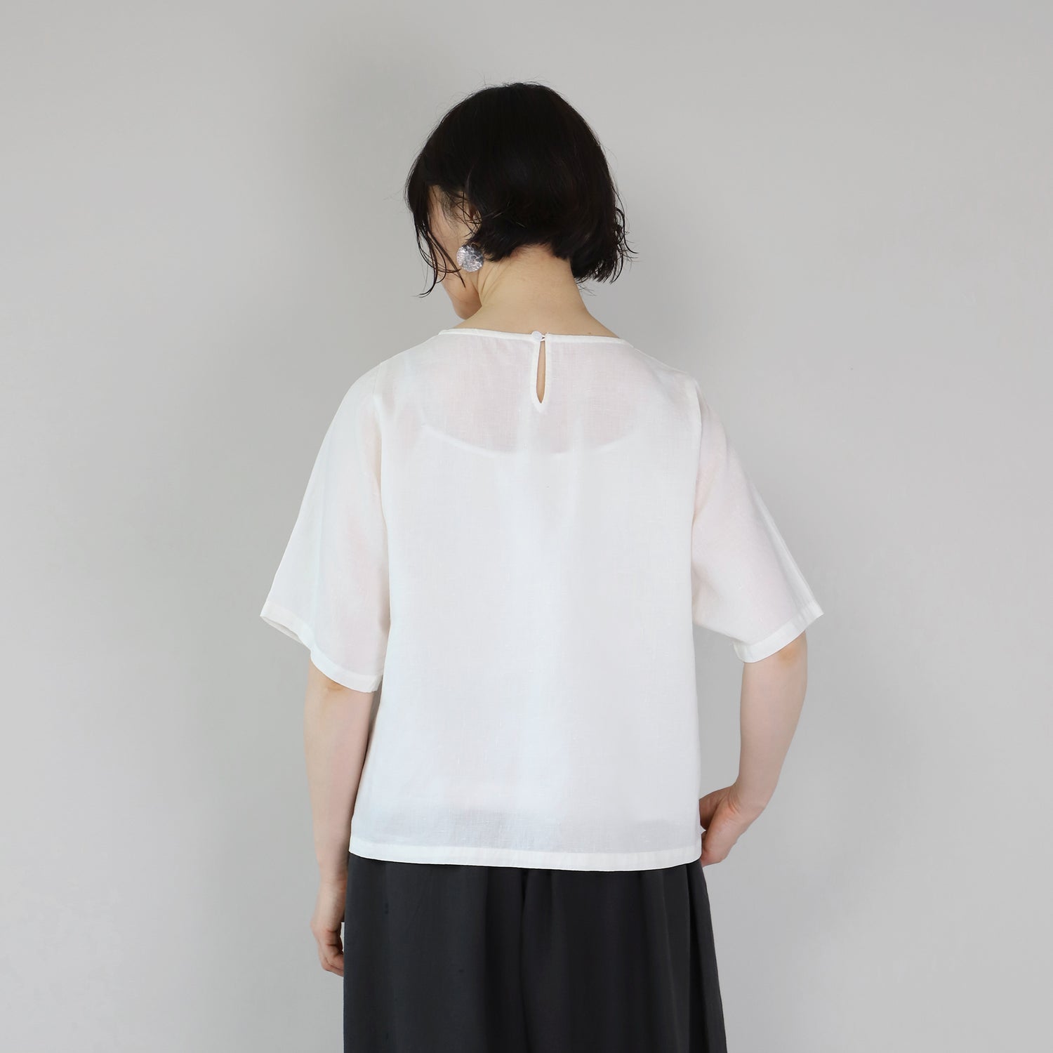 【4月10日販売開始予定】ヘンプワイドスリーブブラウス