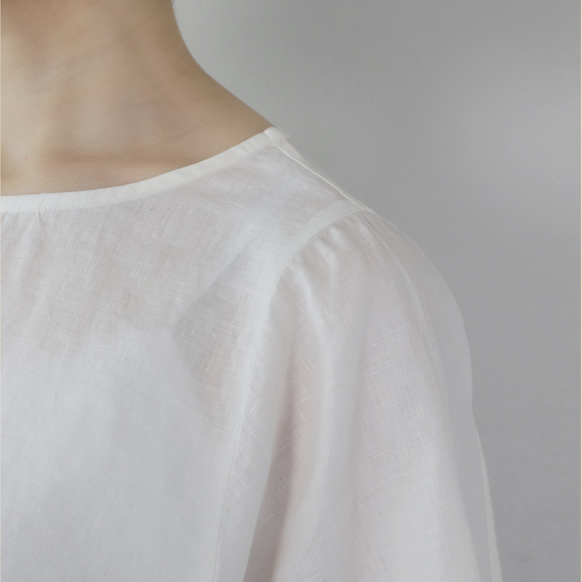 【4月10日販売開始予定】ヘンプワイドスリーブブラウス