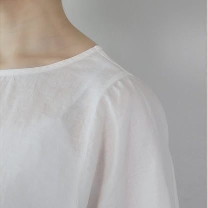 【4月10日販売開始予定】ヘンプワイドスリーブブラウス