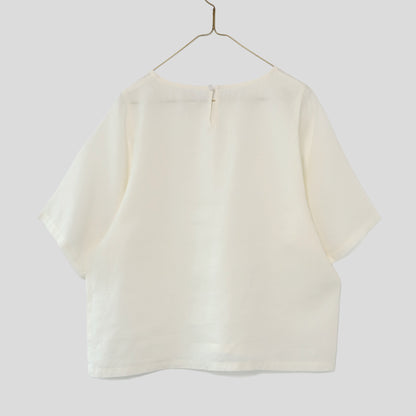 【4月10日販売開始予定】ヘンプワイドスリーブブラウス