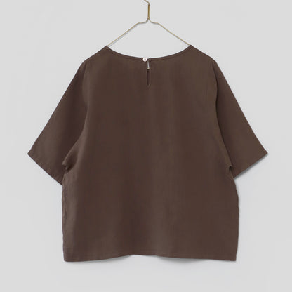【4月10日販売開始予定】ヘンプワイドスリーブブラウス