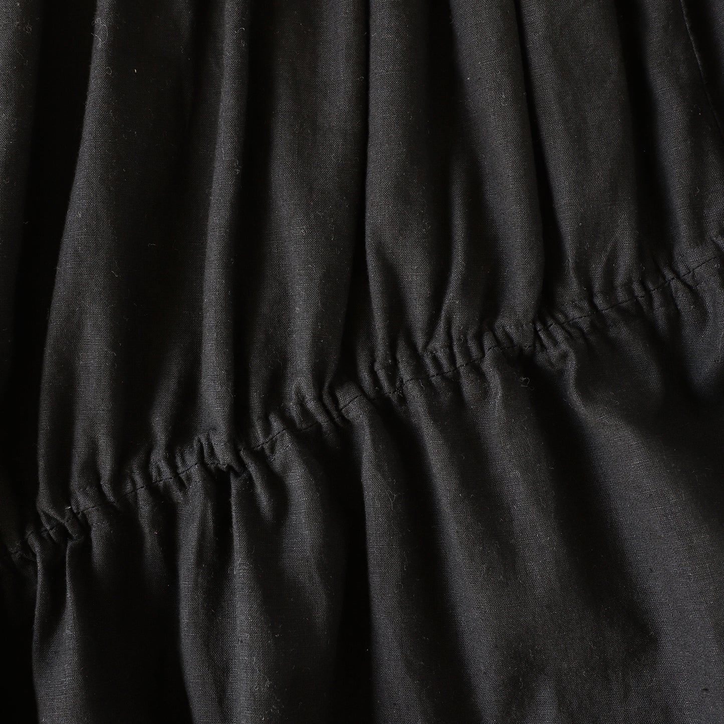 リループドロストギャザースカート WE2401G006 Black detail