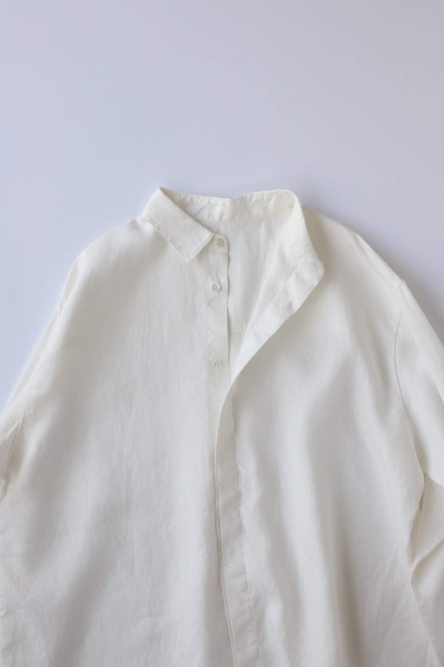ヘンプショップシャツ　WE2301G003 White 詳細