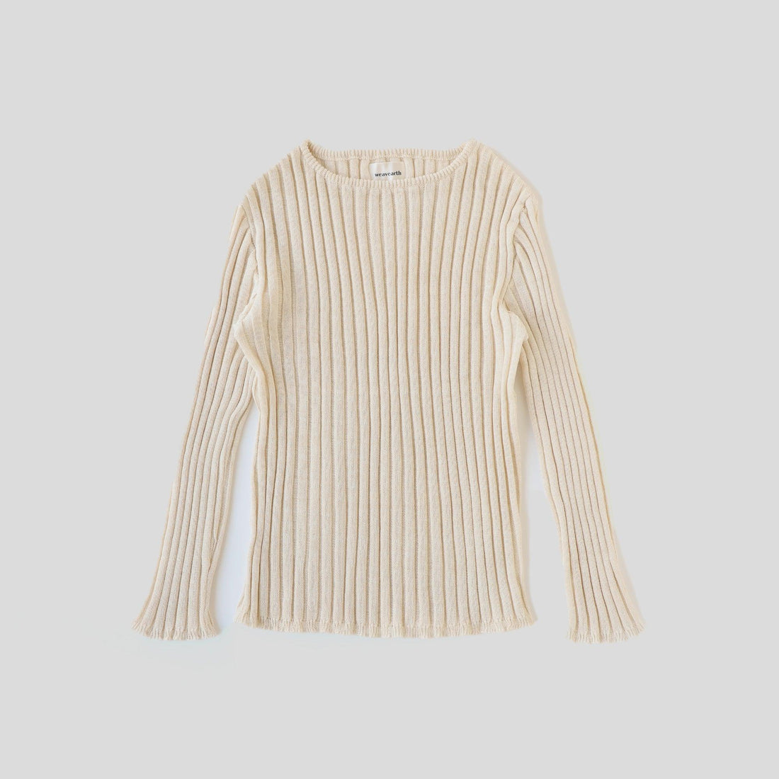 ヘンプコットンニット ロングスリーブ WE2301G011 White